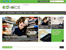 Tablet Screenshot of ed-voice.com
